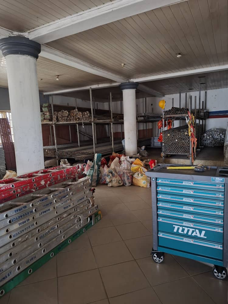 RigMast equipment warehouse interior